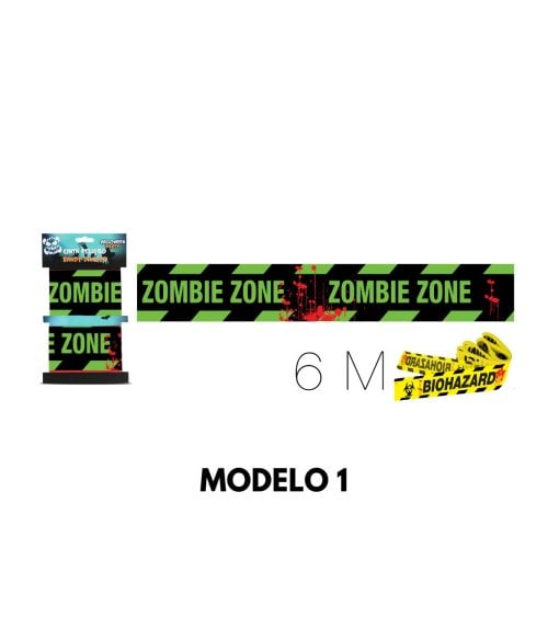 Cinta de Peligro para Decoración de Halloween