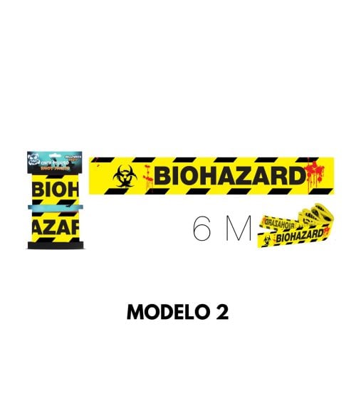 Cinta de Peligro para Decoración de Halloween