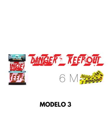 Cinta de Peligro para Decoración de Halloween