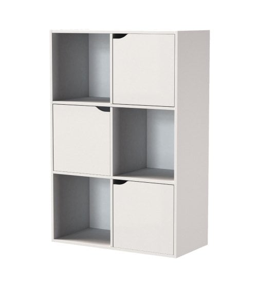 Estantería de Cubos con 3 Compartimientos