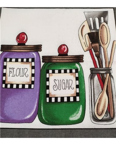 Paño de Cocina de Algodón Rizo Sugar