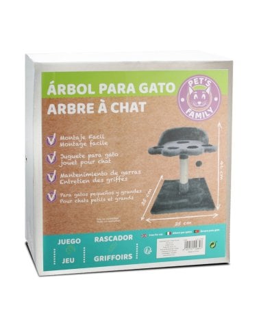 Árbol Rascador para Gatos en Forma de Huella