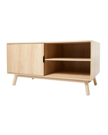 Mueble de TV Flip de Madera Clara