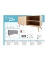 Mueble de TV Flip de Madera Clara
