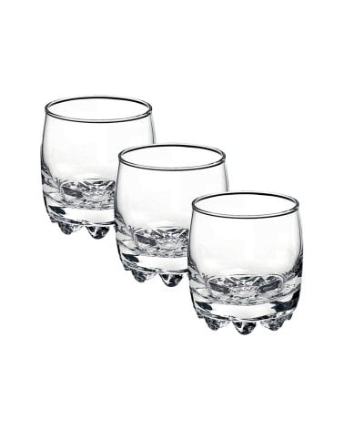 Set de 3 Vasos de Cristal Galassia