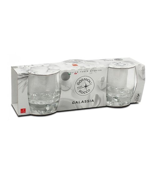 Set de 3 Vasos de Cristal Galassia