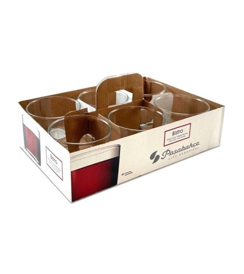 Set de 6 Vasos Bistro de Cristal