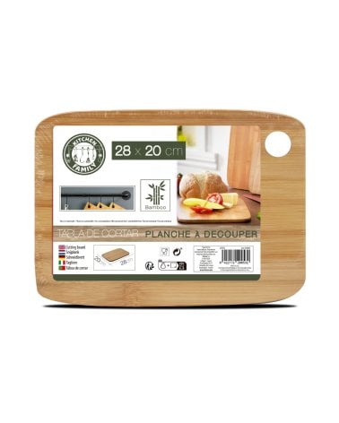 Tabla de Cortar de Bambú de Borde Redondeados