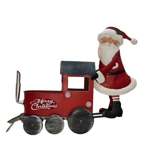 Papá Noel en Tren de Holajata
