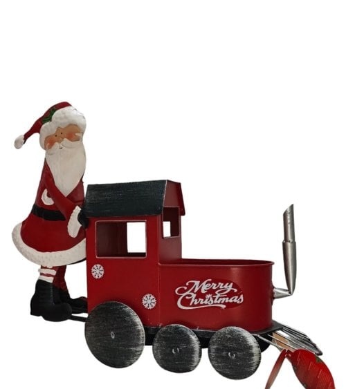 Papá Noel en Tren de Holajata