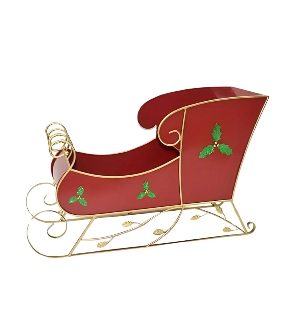 Trineo Navideño de Metal