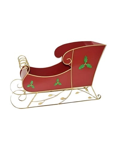 Trineo Navideño de Metal