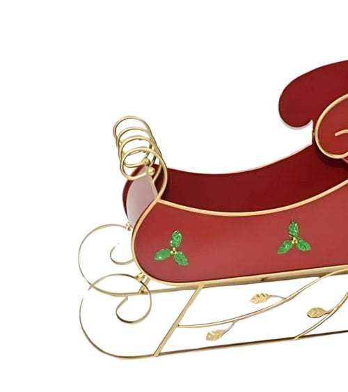 Trineo Navideño de Metal