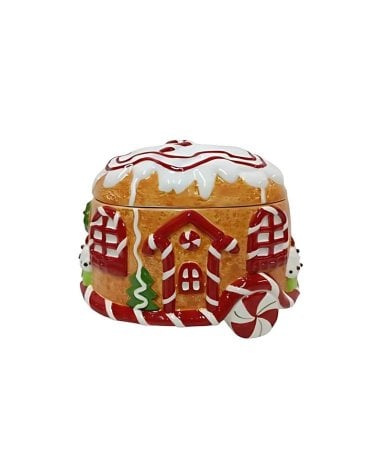 Tarro de Casa de Galletas de Cerámica