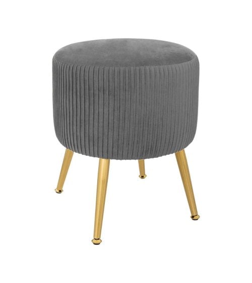 Taburete Solaro de Terciopelo