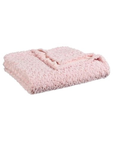 Manta Plaid Flores de Borreguillo