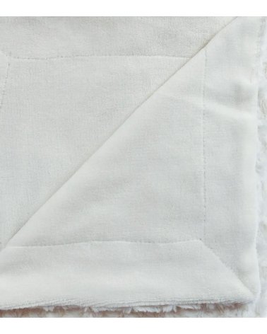 Manta Plaid Flores de Borreguillo