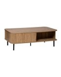 Mesa de Centro Colva con 2 Puertas Correderas