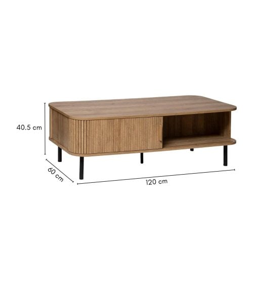 Mesa de Centro Colva con 2 Puertas