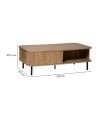 Mesa de Centro Colva con 2 Puertas
