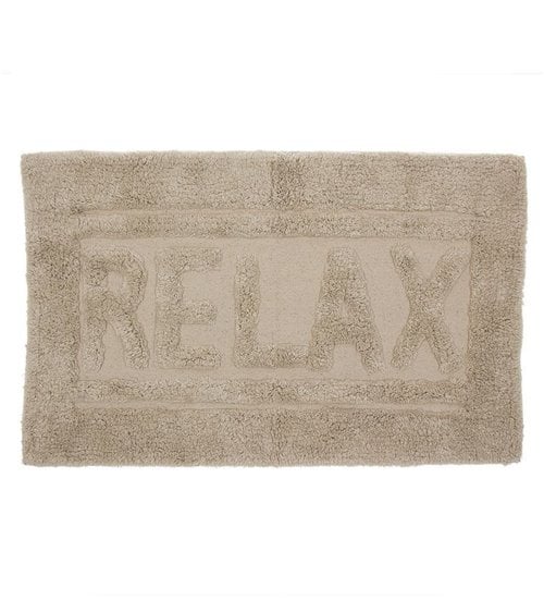 Alfombra de Baño en Algodón de Color Natural