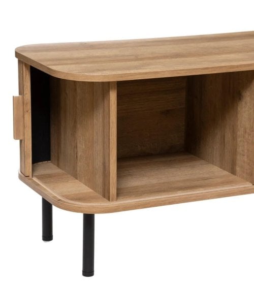 Mesa de TV Colva con 2 Puertas Correderas