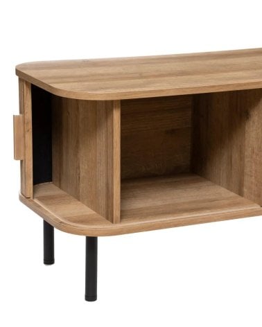 Mesa de TV Colva con 2 Puertas Correderas