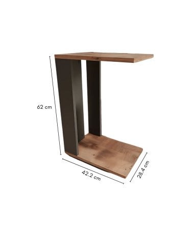 Mesa Auxiliar Moderna con Ruedas