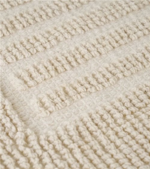 Alfombra de Baño en Algodón de Color Blanco