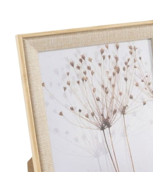 Marco de Fotos de Tela y Madera