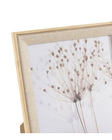 Marco de Fotos de Tela y Madera