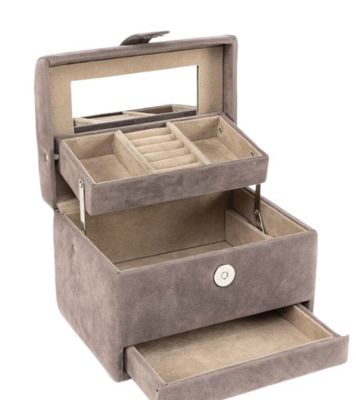 Joyero de Terciopelo con 3 Niveles