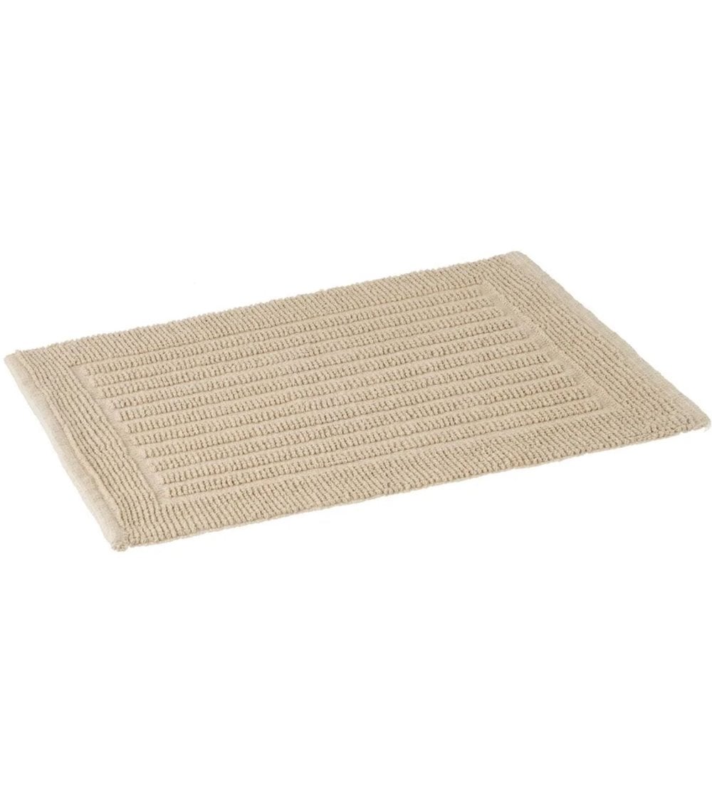 Alfombra de Baño en Algodón de Color Blanco