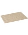 Alfombra de Baño en Algodón de Color Blanco