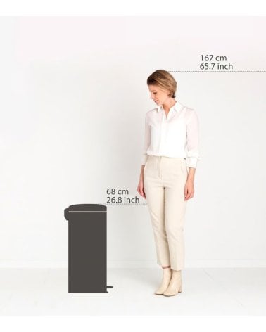 Cubo de Pedal NewIcon de 30 Litros