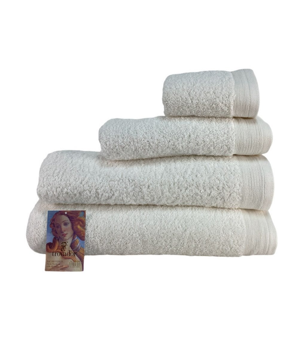 Toalla de Tocador Venus de Algodón Blanco