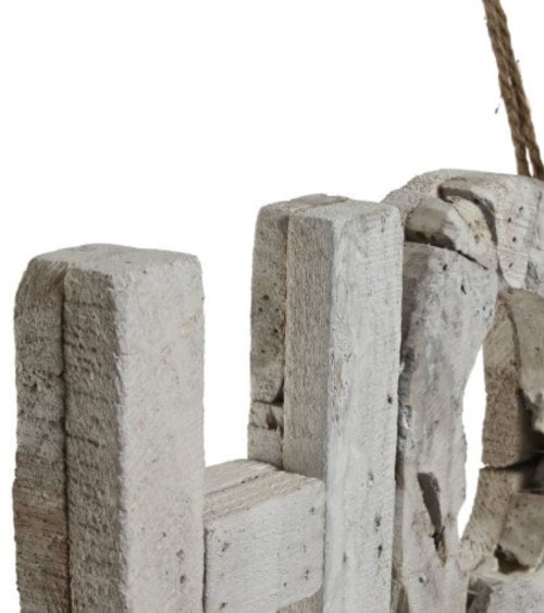 Figura Decorativa Home con Acabado Rústico