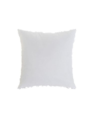 Cojín Blanco Suave con Relieve