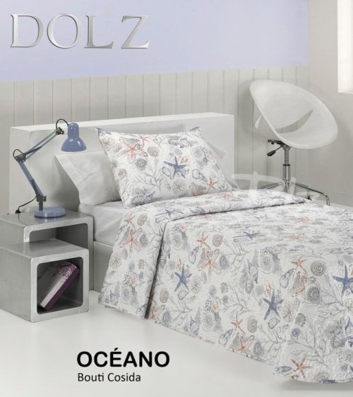 Colcha Bouti Océano Cosida con 2 Fundas