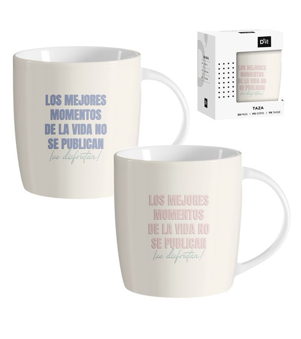 Taza Cerámica Mensaje Positivo