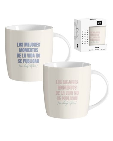 Taza Cerámica Mensaje Positivo