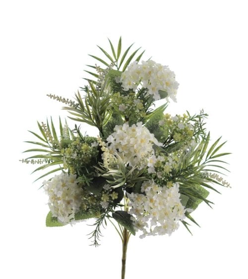 Ramo Artificial de Viburnun con Palma