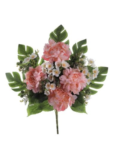 Ramo Artificial de Peonias con Palma