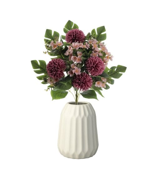 Ramo Artificial de Pom Pom con Palma