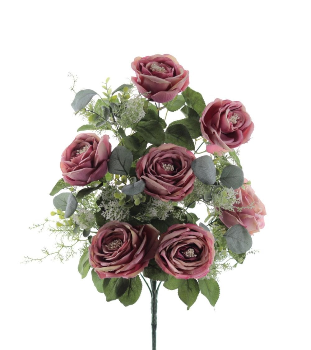 Ramo Artificial de Rosa Inglesa