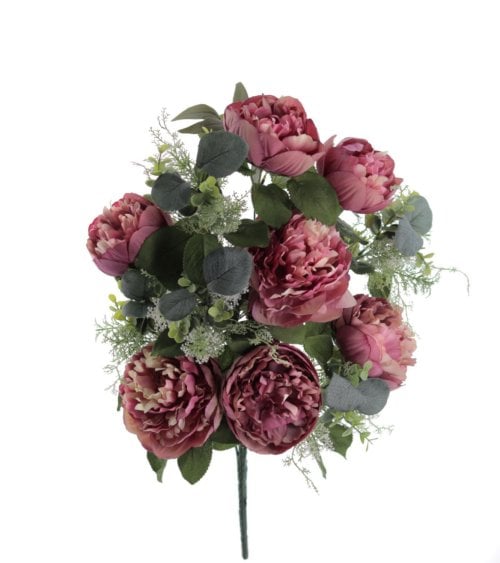 Ramo Artificial de Peonias Grandes
