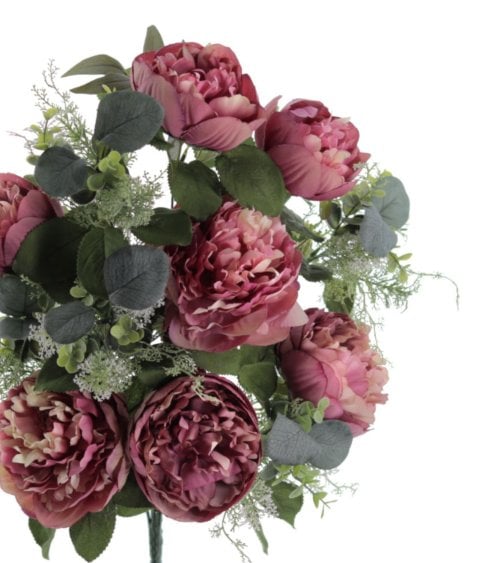 Ramo Artificial de Peonias Grandes