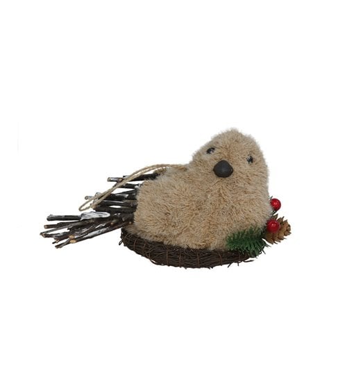 Colgante de Pájaro en Nido para Árbol