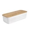 Panera Baguette con Tapa-Tabla de Bambú
