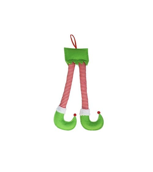Colgante de Piernas de Elfo Navideño